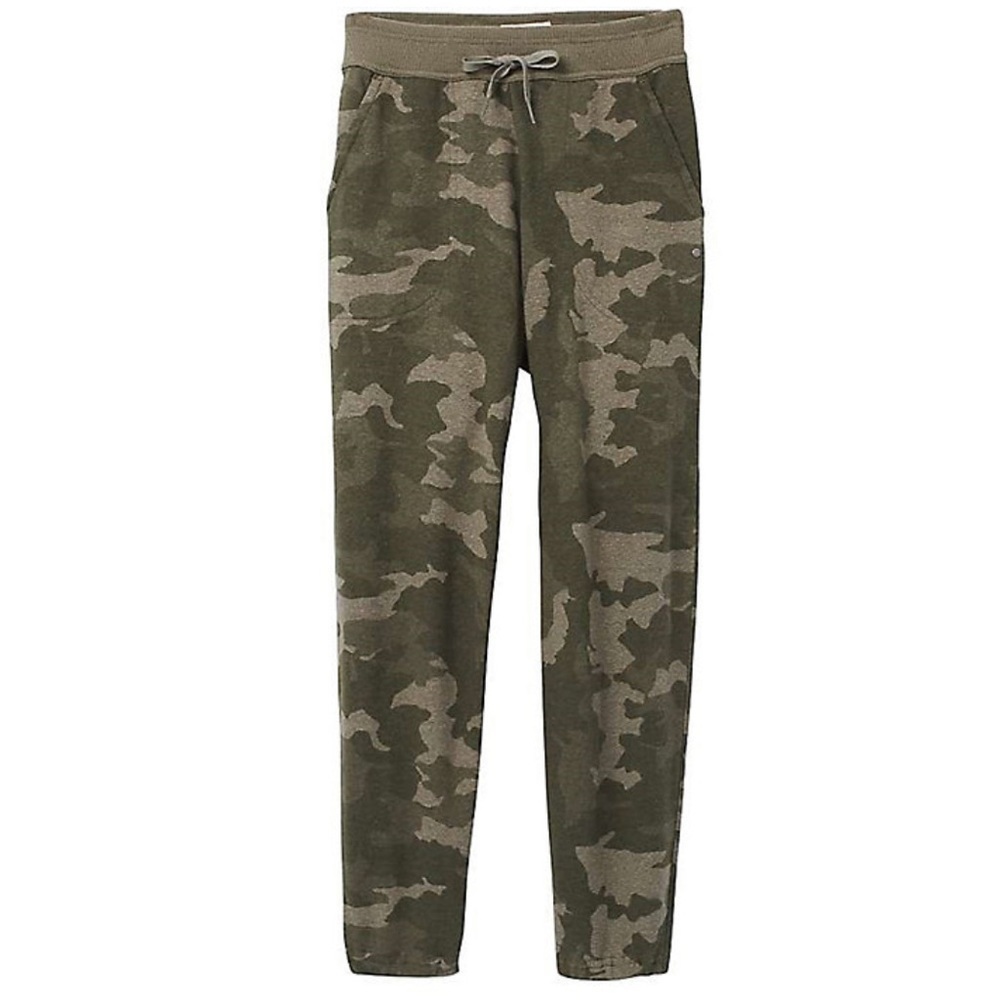 Prana Women's Cozy Up Ankle Pant in sage CAMO size small